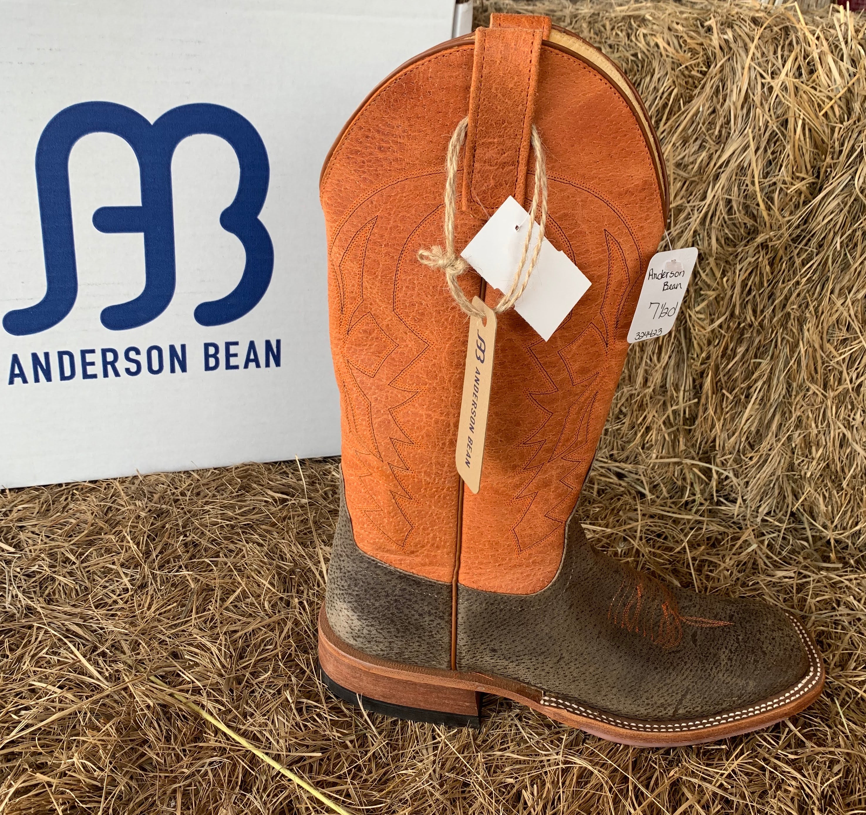 anderson bean basket weave boots