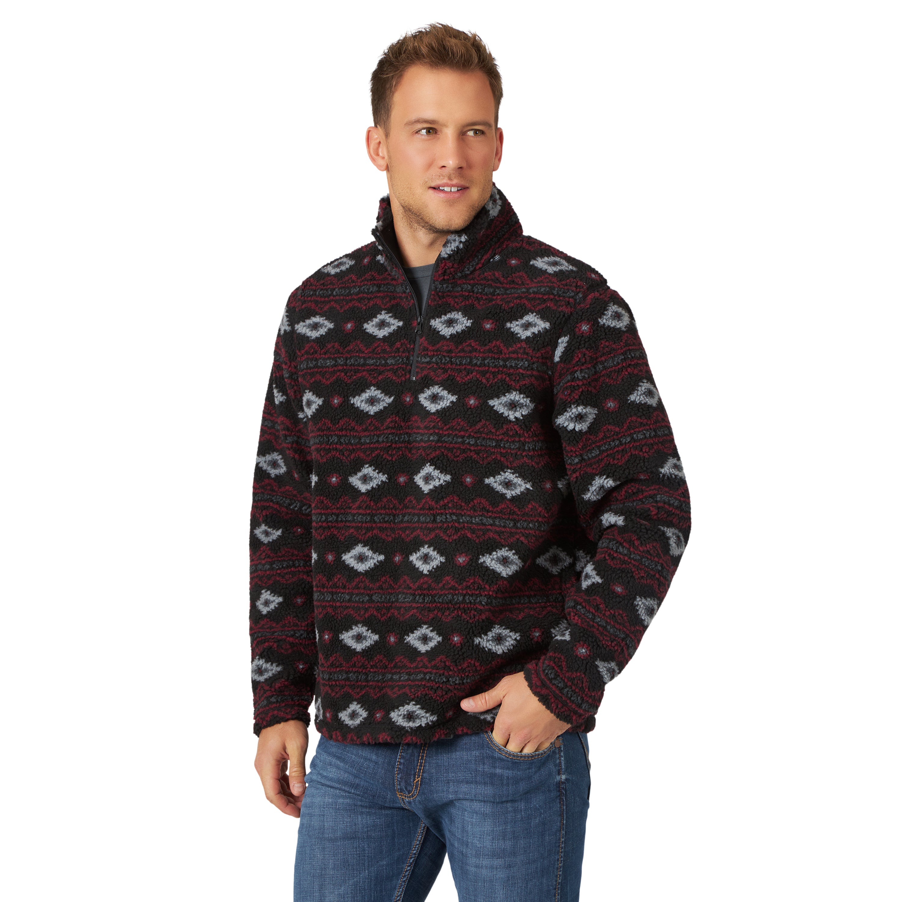 Wrangler Sherpa Pullover Discount, SAVE 58% 