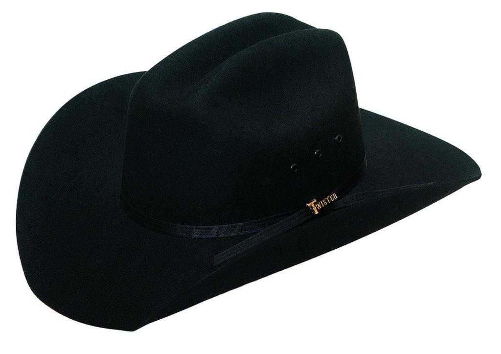 Twister Dallas Black Felt Western Hat