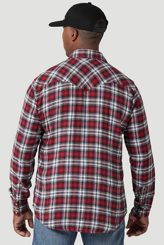 Men's Wrangler Retro Flannel Snap Front Shirt #112317109 | High Country  Western Wear