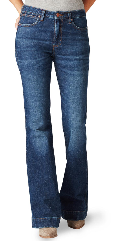 Wrangler Ladies Retro Premium High Rise Trouser Jean In Eliza