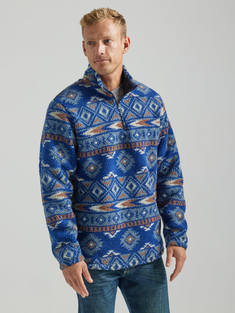 Men's Wrangler 1/4 Zip Sherpa Pullover #112318251 | High Country Western  Wear