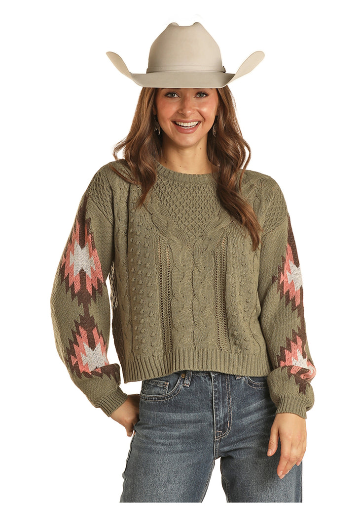 Women's Rock & Roll Cowgirl Sweater #46-1181-C | High Country