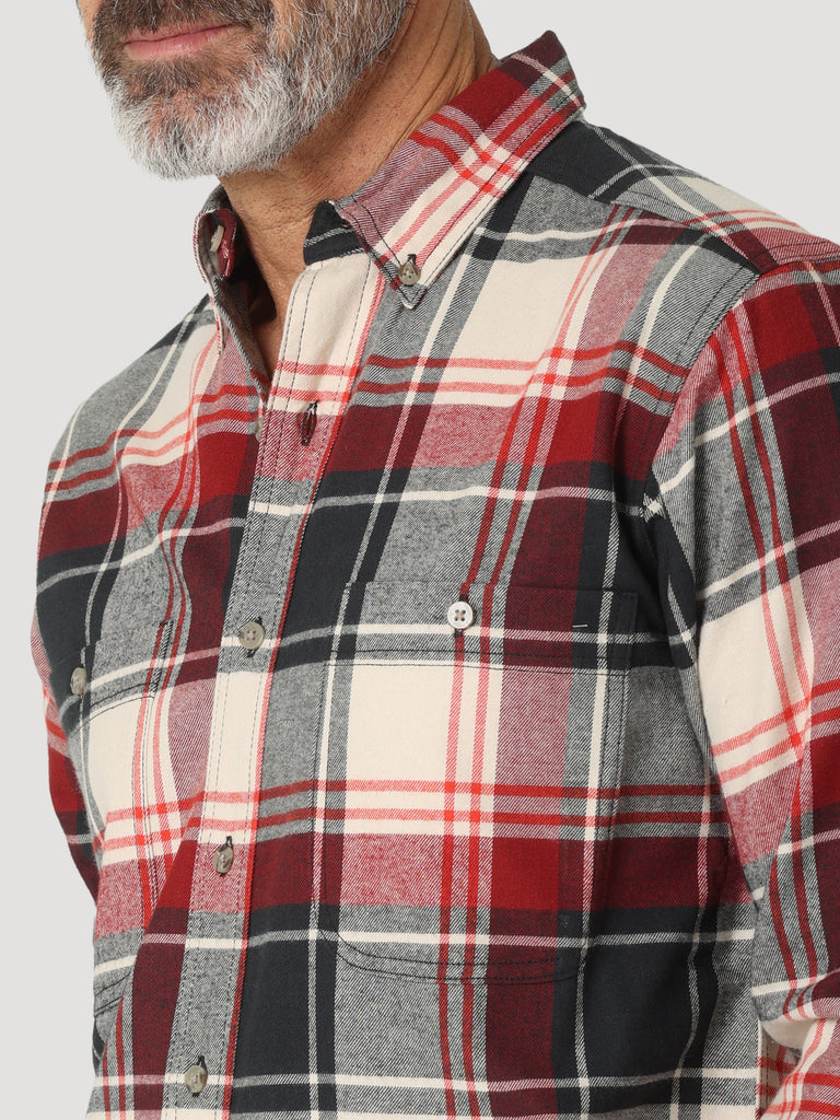 Men's Wrangler Rugged Button Down Shirt #112317314 | High Country Western  Wear