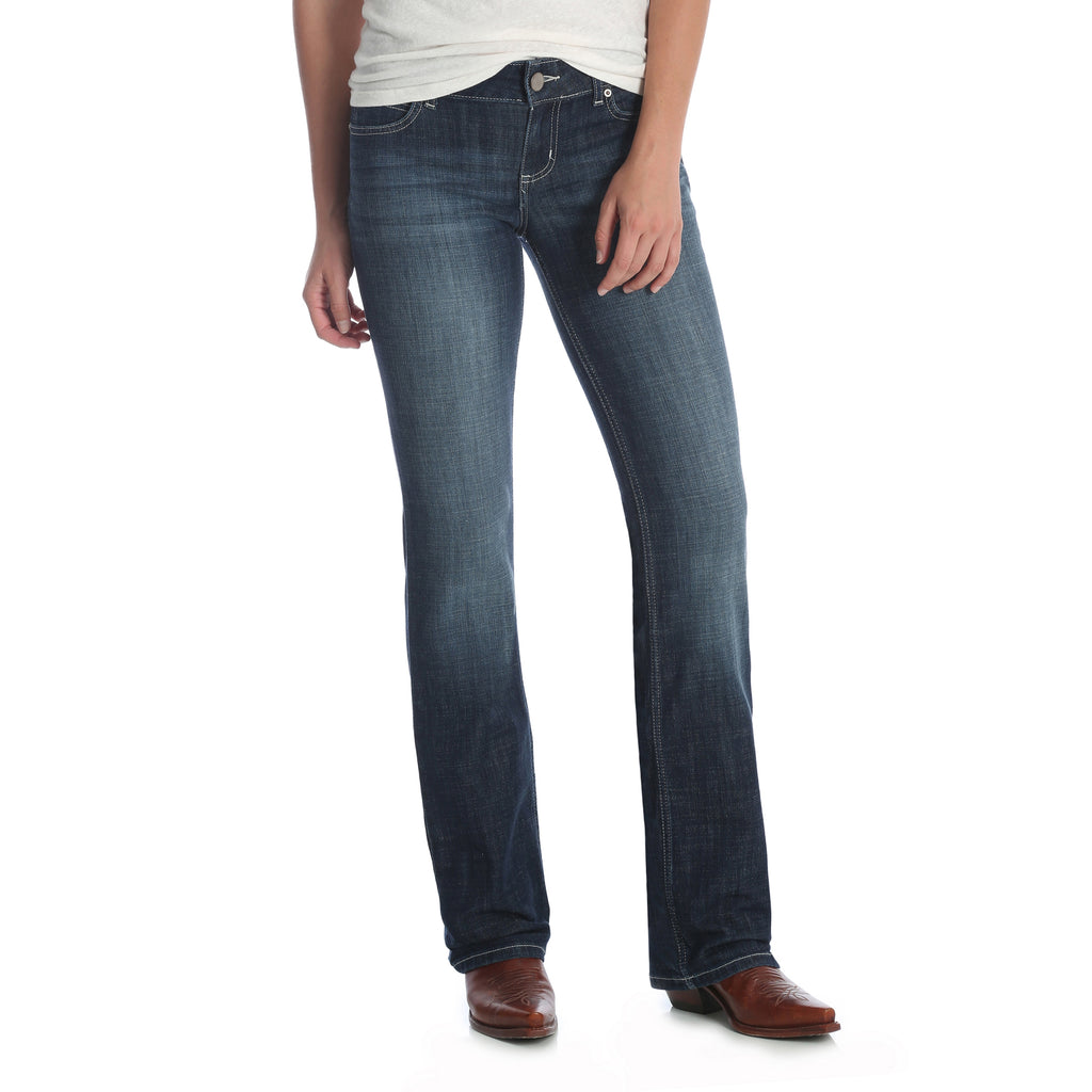 Women's Wrangler Mid Rise Boot Cut Jean #09MWZAH