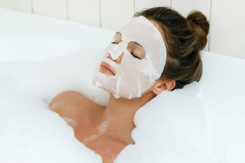 sheet mask, relaxing, self care