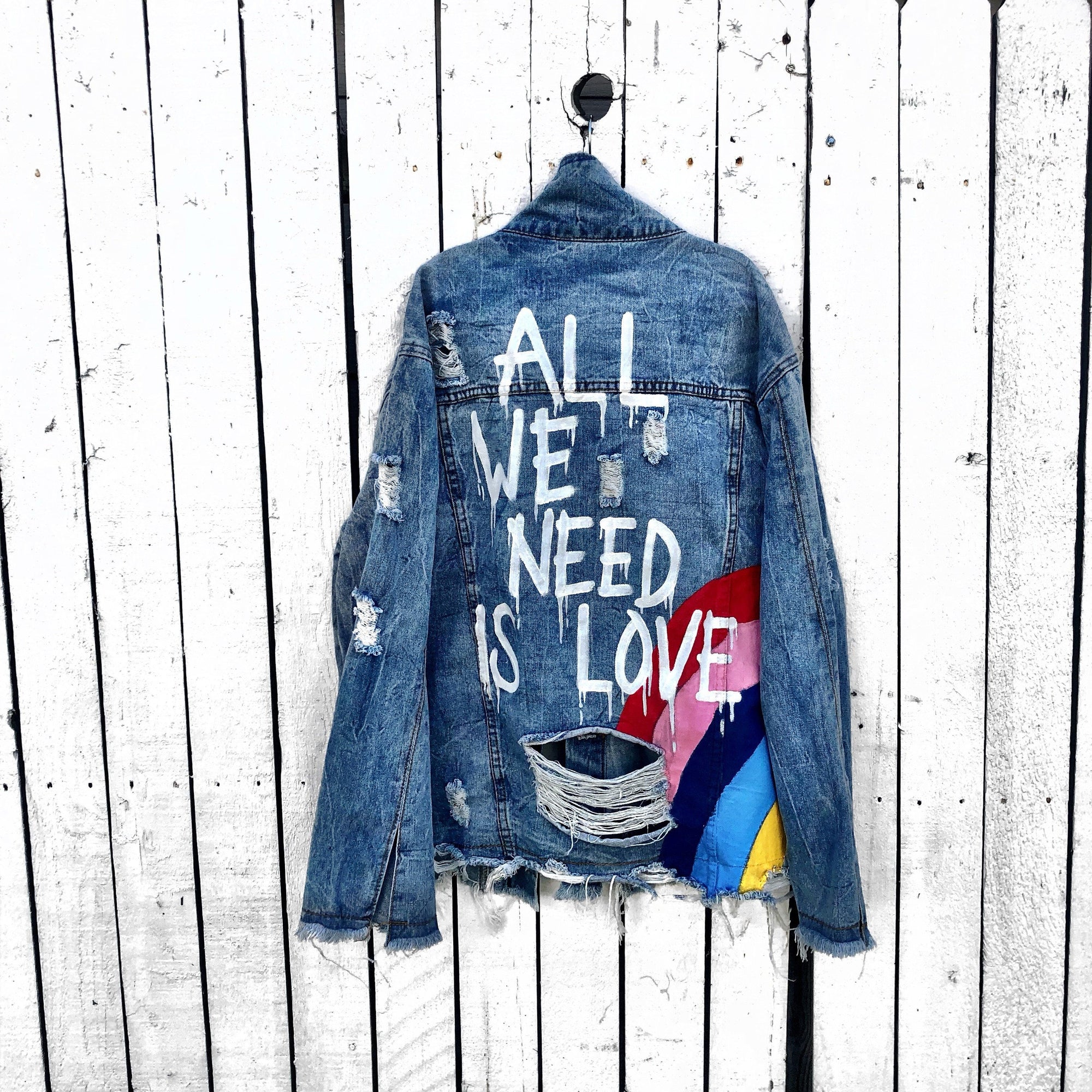 ALL WE NEED' DENIM JACKET - Wren + Glory