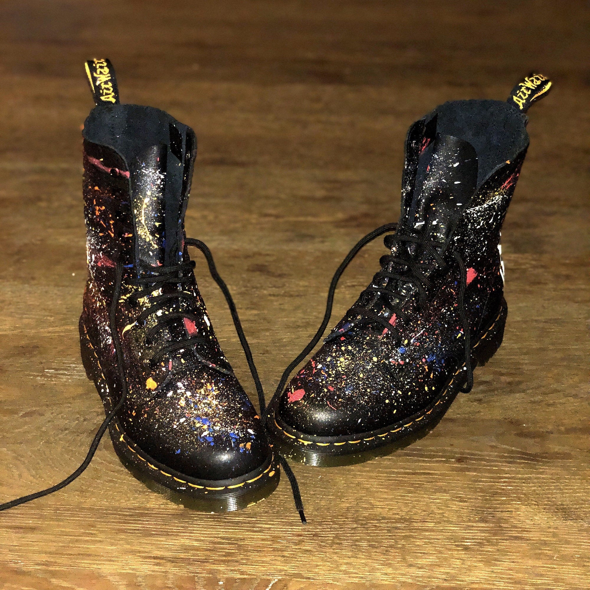 black boot paint