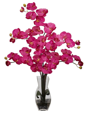 Silk Phalaenopsis in Water in 8 colors by Nearly Natural | 29 inches ...