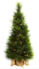 5372 Silk Christmas Tree w/Planter & Lights by Nearly Natural | 3 feet
