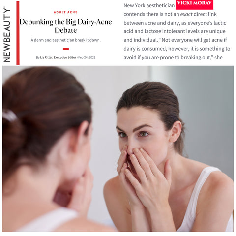 newbeauty We're thrilled to be a part of the newest editorial by NewBeauty Magazine, featuring Vicki Morav as an expert source in their acne story! 