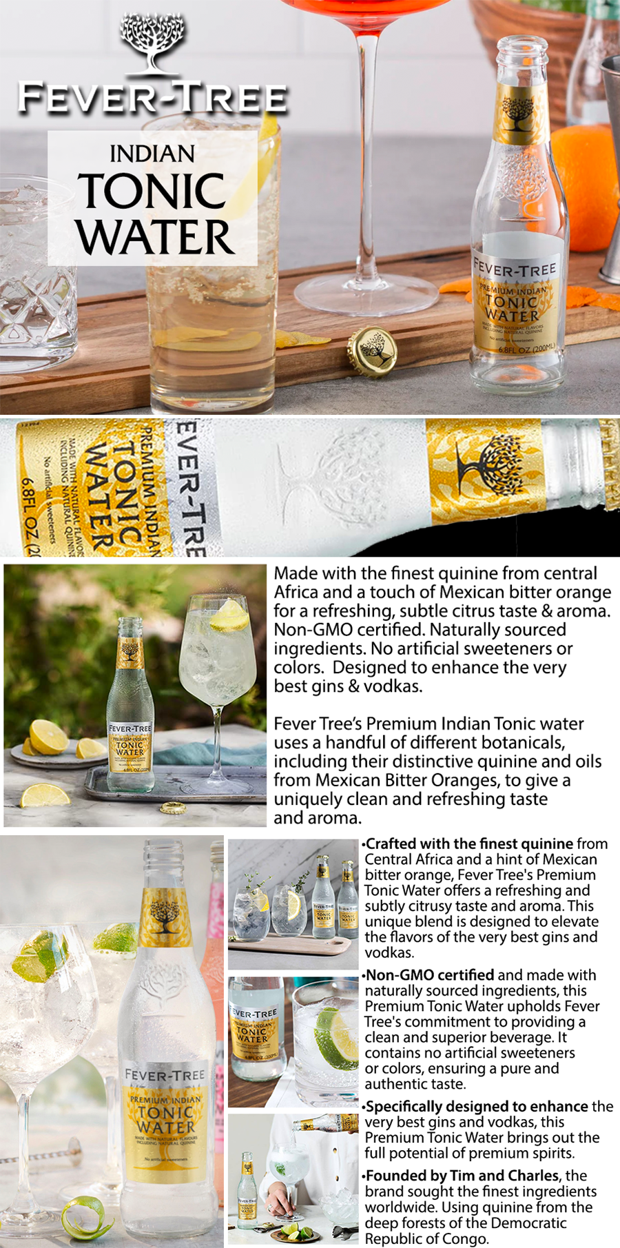 Premium Indian Tonic Water, Ingredients & Info