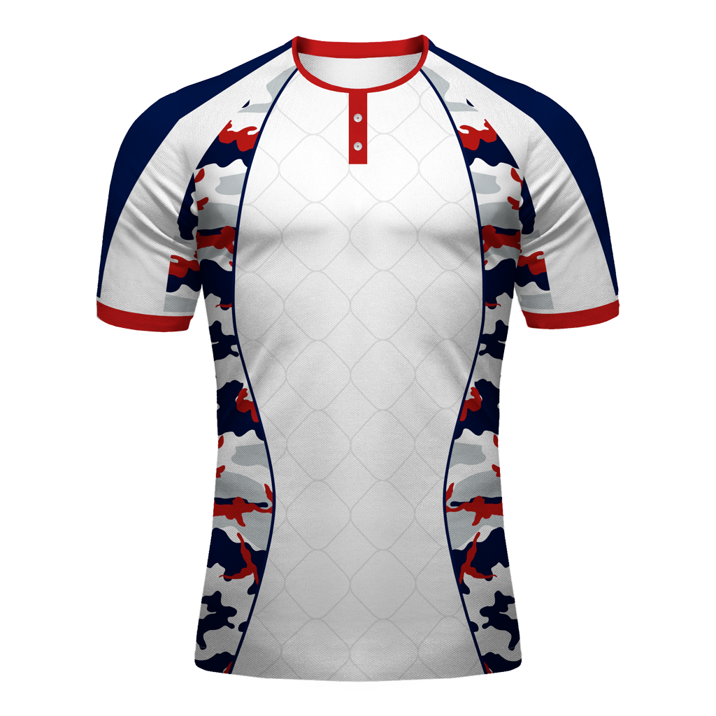 Baseball 2 Button Jersey Design: TRI-126-106 – Triboh