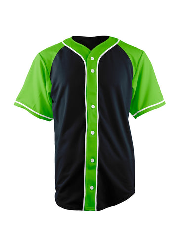 lime green baseball jersey