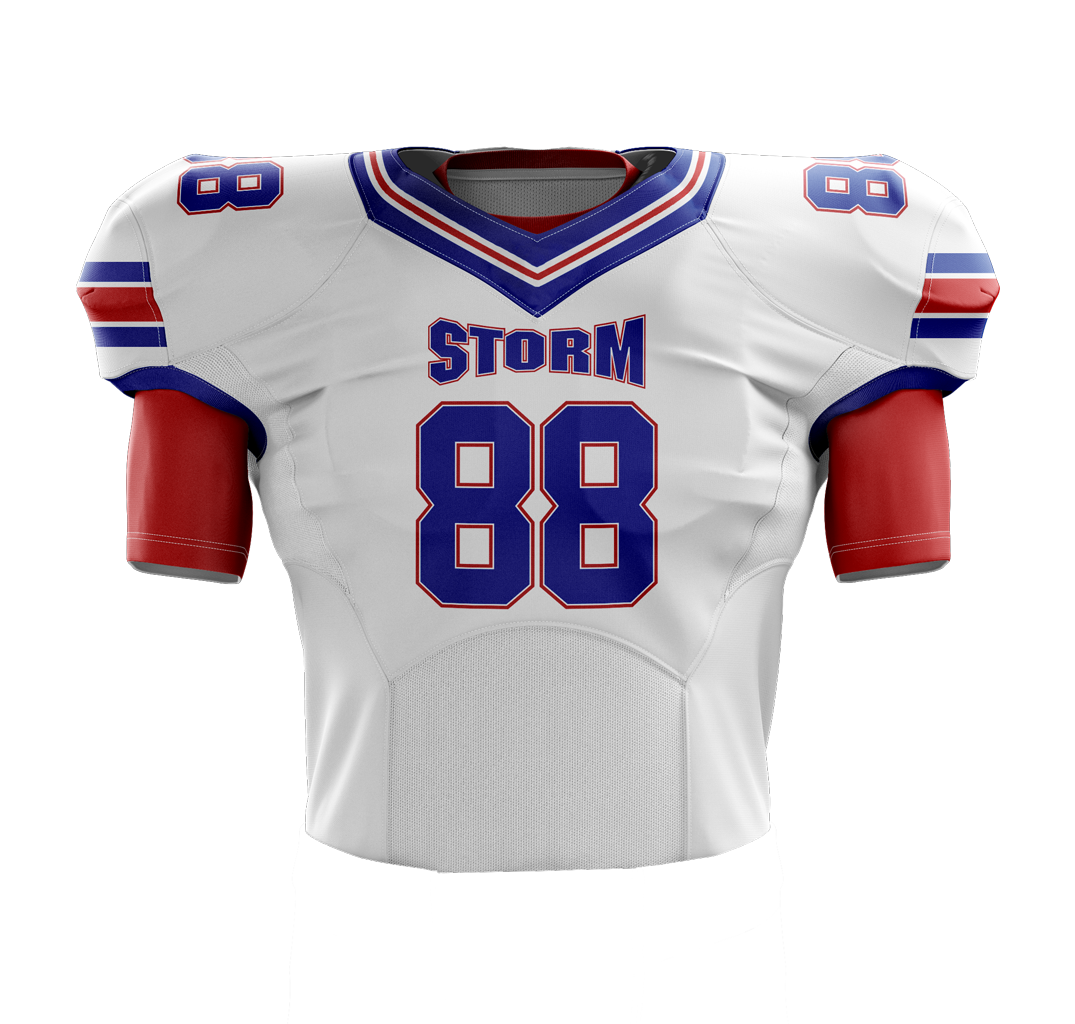 white football jersey design