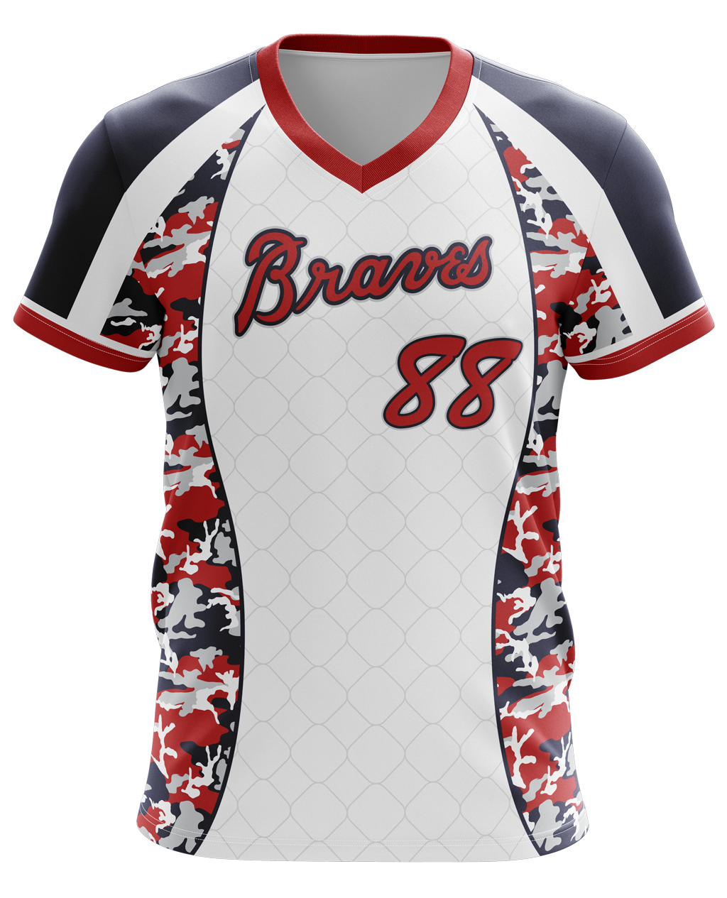 Baseball V-Neck Pullover Design: TRI-985-106 – Triboh