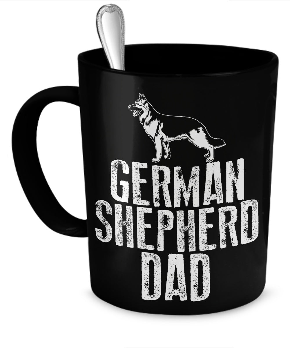 german shepherd dad mug