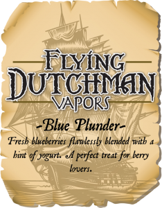 Flying Dutchman Vapors Blue Plunder