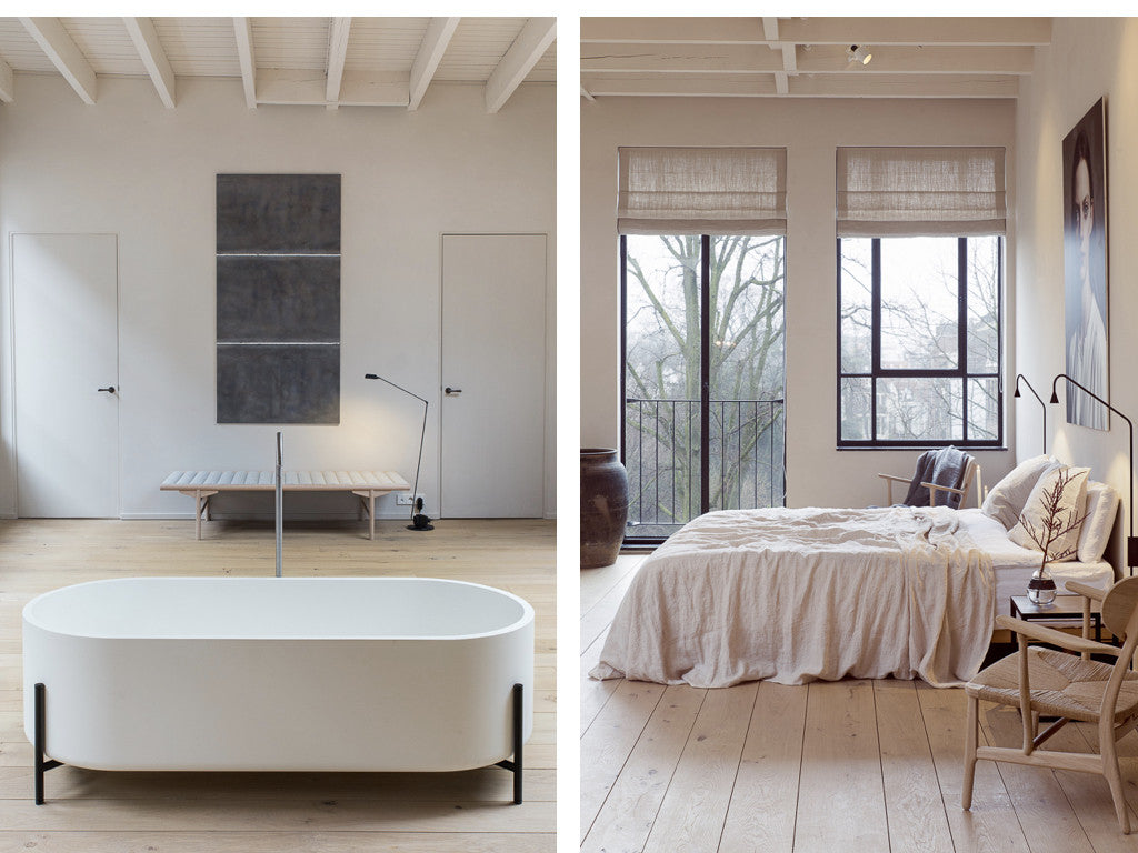 Linen bedding By Mölle the Loft Amsterdam.