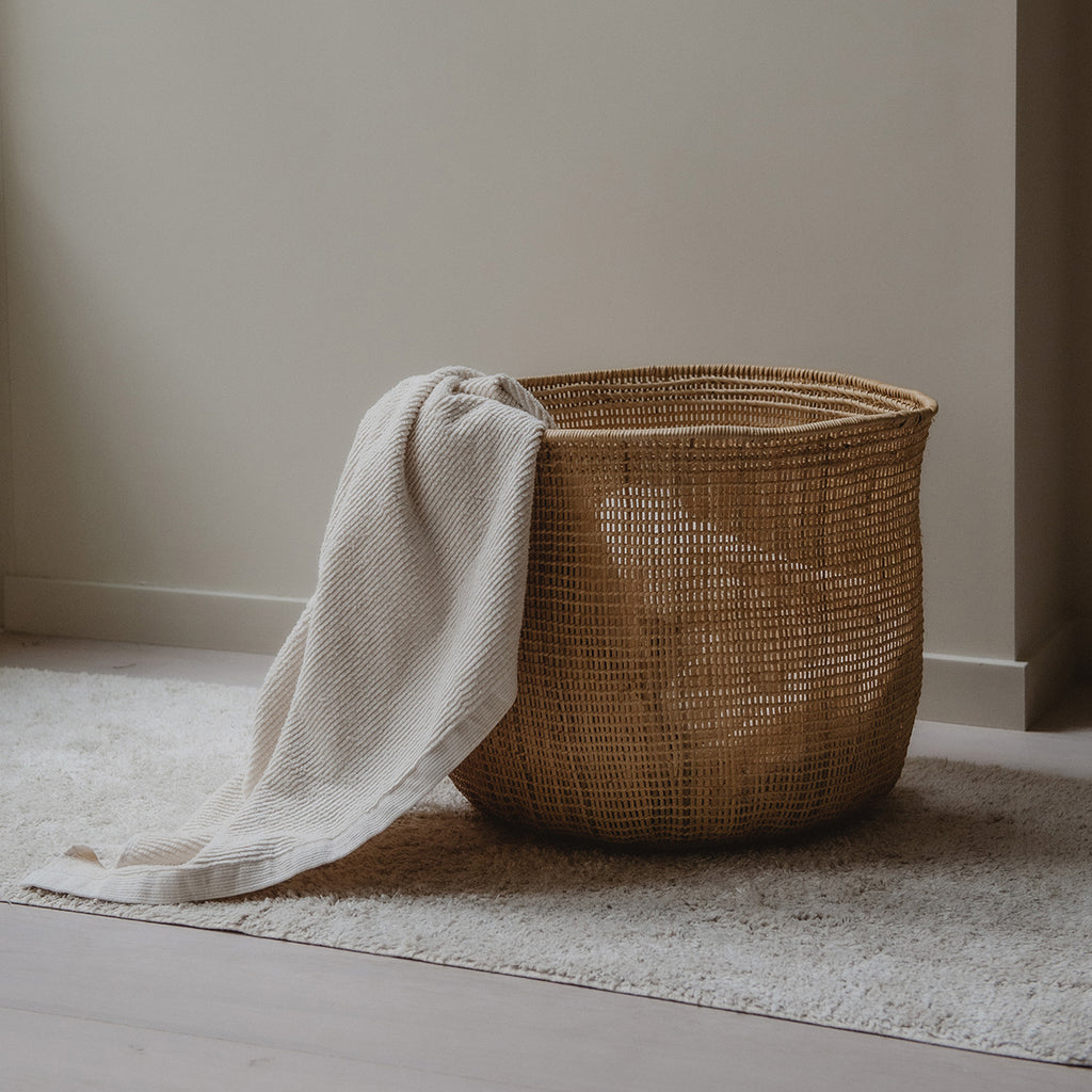 Undyed eco towel collection | By Mölle