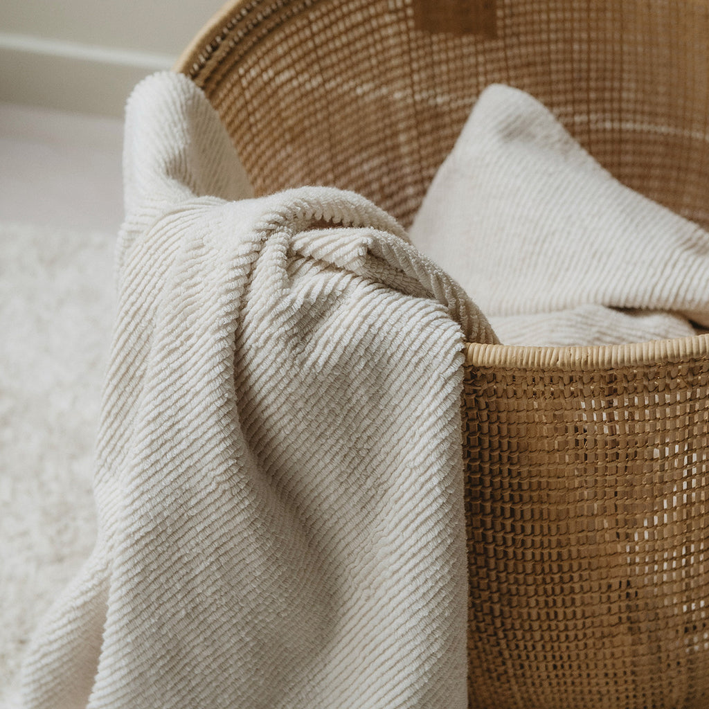 undyed eco towels | By Mölle