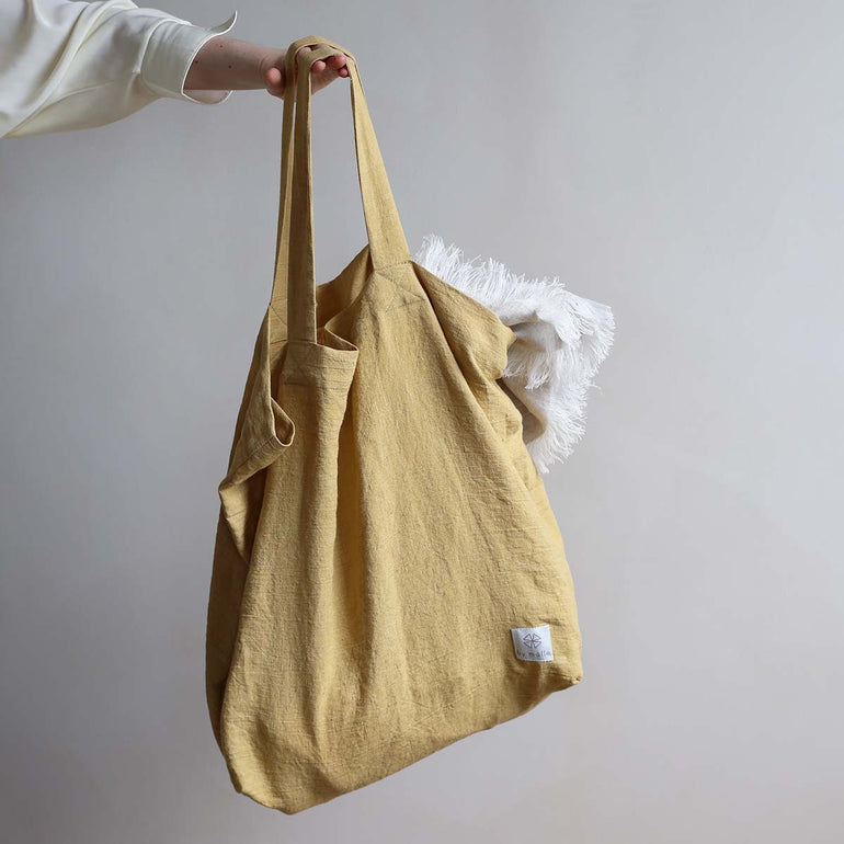 Sympton Additief effectief Linen market bag | By Mölle