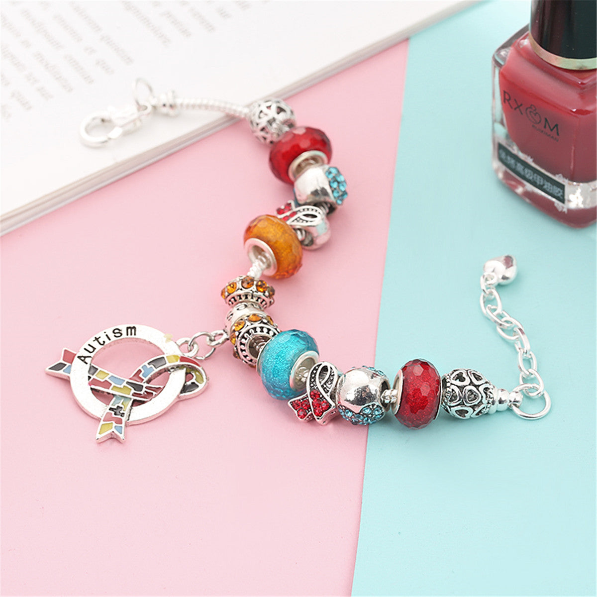 Autism Awareness Luxury Charm Bracelet – The Awareness Store