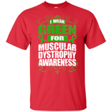 I Wear Green for Muscular Dystrophy Awareness! KIDS t-shirt