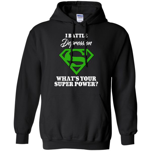 I Battle Depression! Hoodie – The Awareness Store