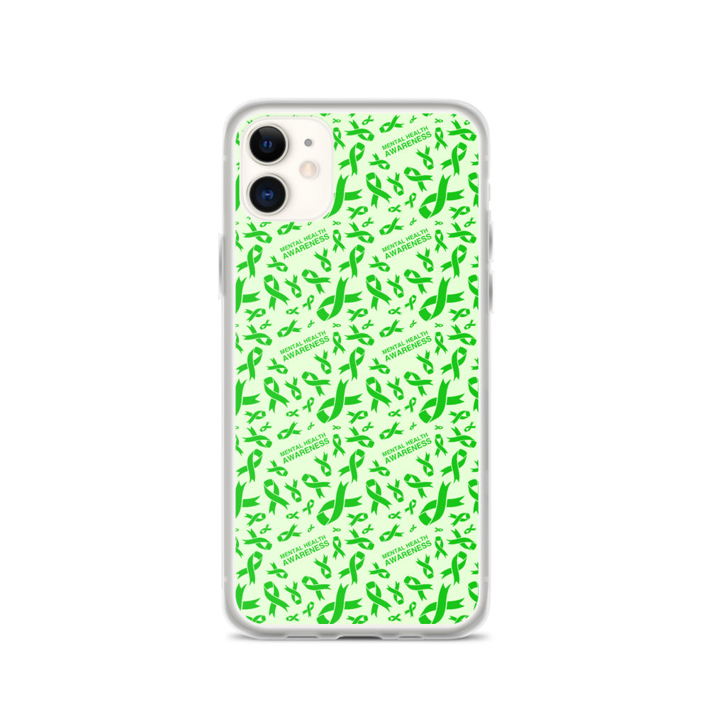 Download Mental Health Awareness Ribbon Pattern Iphone Case The Awareness Store Yellowimages Mockups