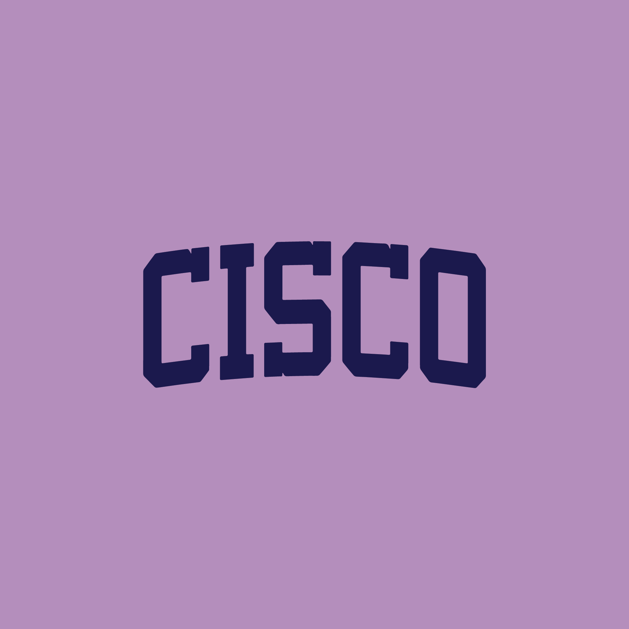 Cisco Short Sleeve T Shirt (Lavender, Navy)