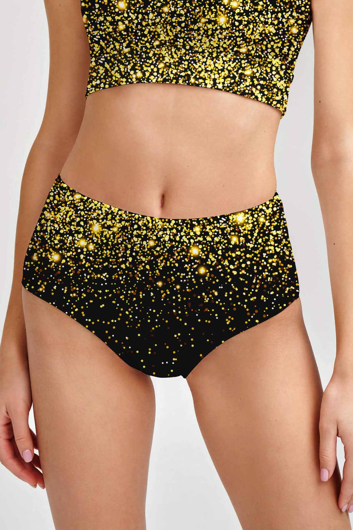 Chichi Cara Full Coverage High-Waist Hipster Bikini Bottom - Women