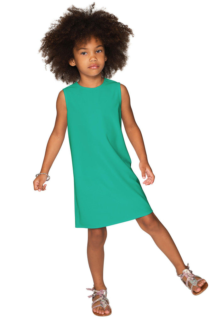 emerald green summer dress