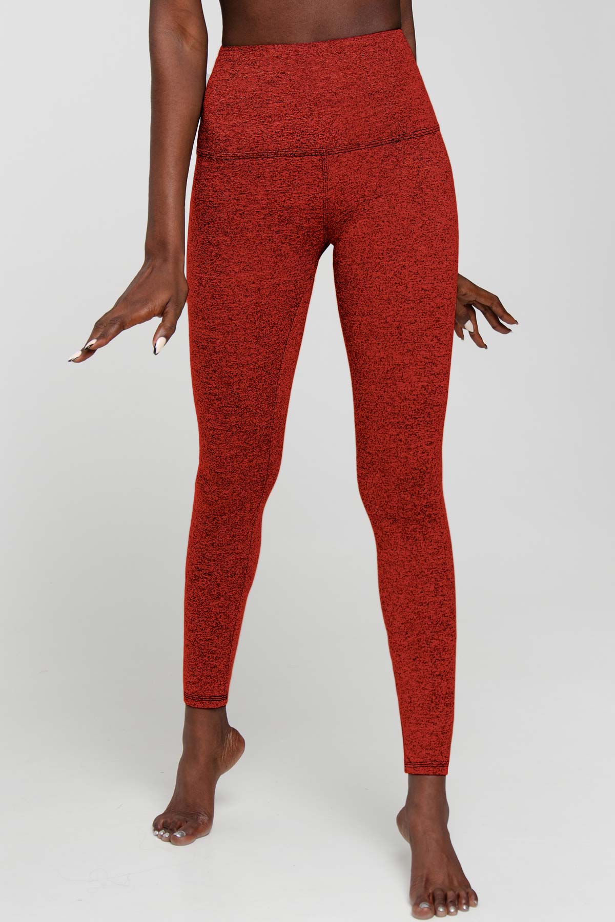 Heather Rose Red Lucy UV 50+ Performance Leggings Yoga Pants - Women