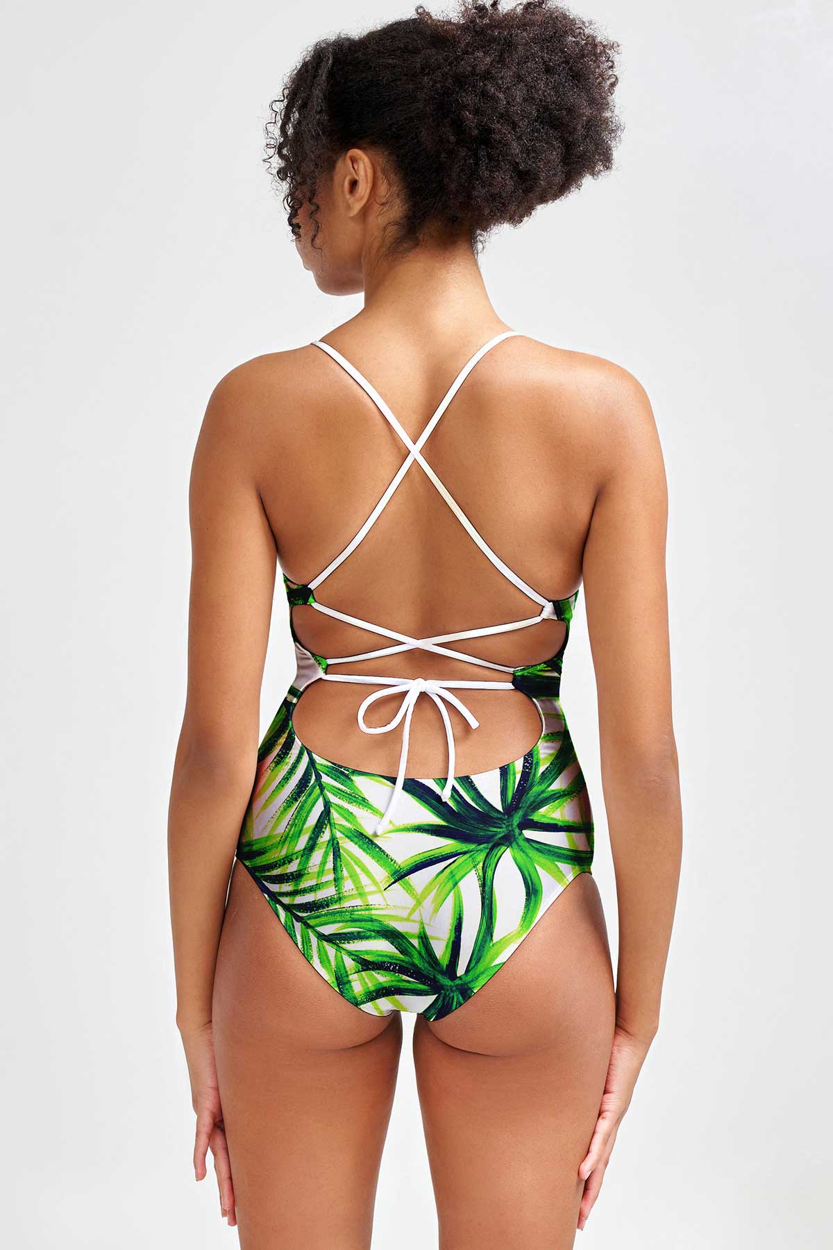 Island Life Nikki Crisscross Strappy Back One-Piece Swimsuit - Women