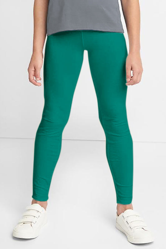 CLEARANCE! 65% off with code: VIP65 - Jade Green UV 50+ Lucy Recyclable Cute Stretchy Leggings - Kids