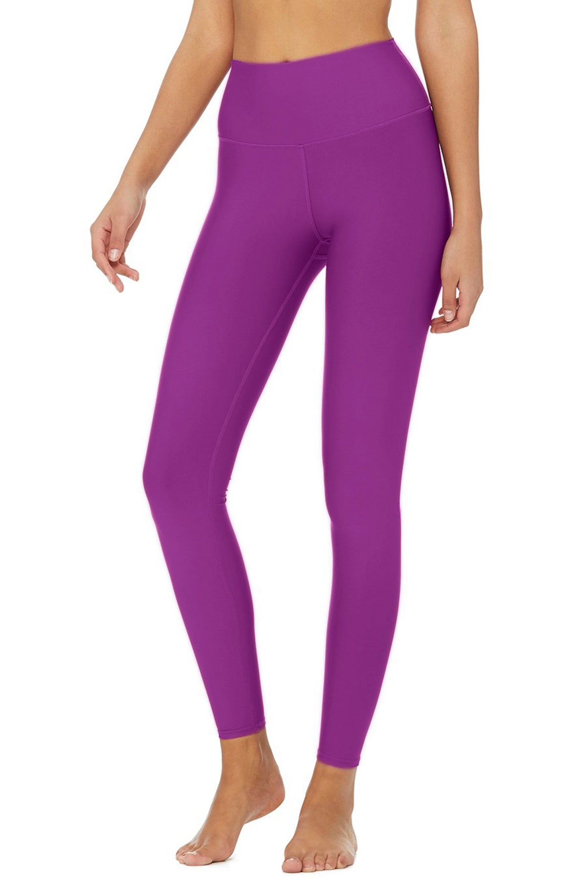Magenta UV 50+ Lucy Purple Performance Leggings Yoga Pants - Women ...