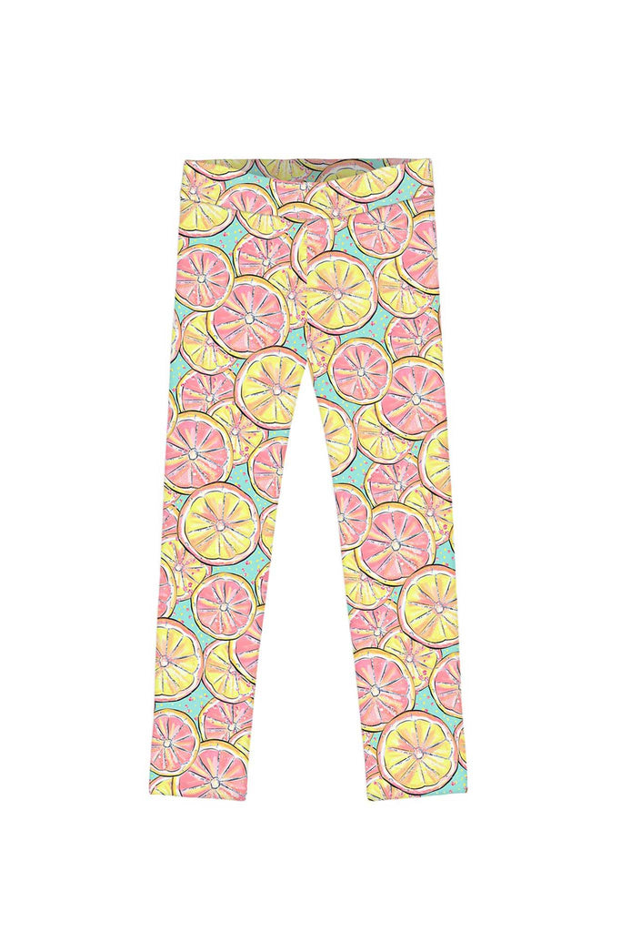 lemon print leggings