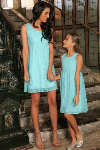 mom and daughter party wear dress