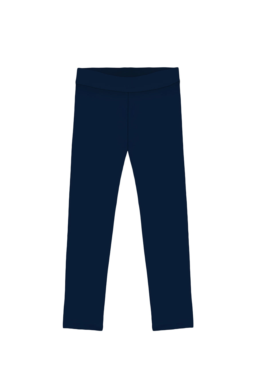 Navy Blue Recycled Lucy Cute Stretchy Eco Leggings - Kids