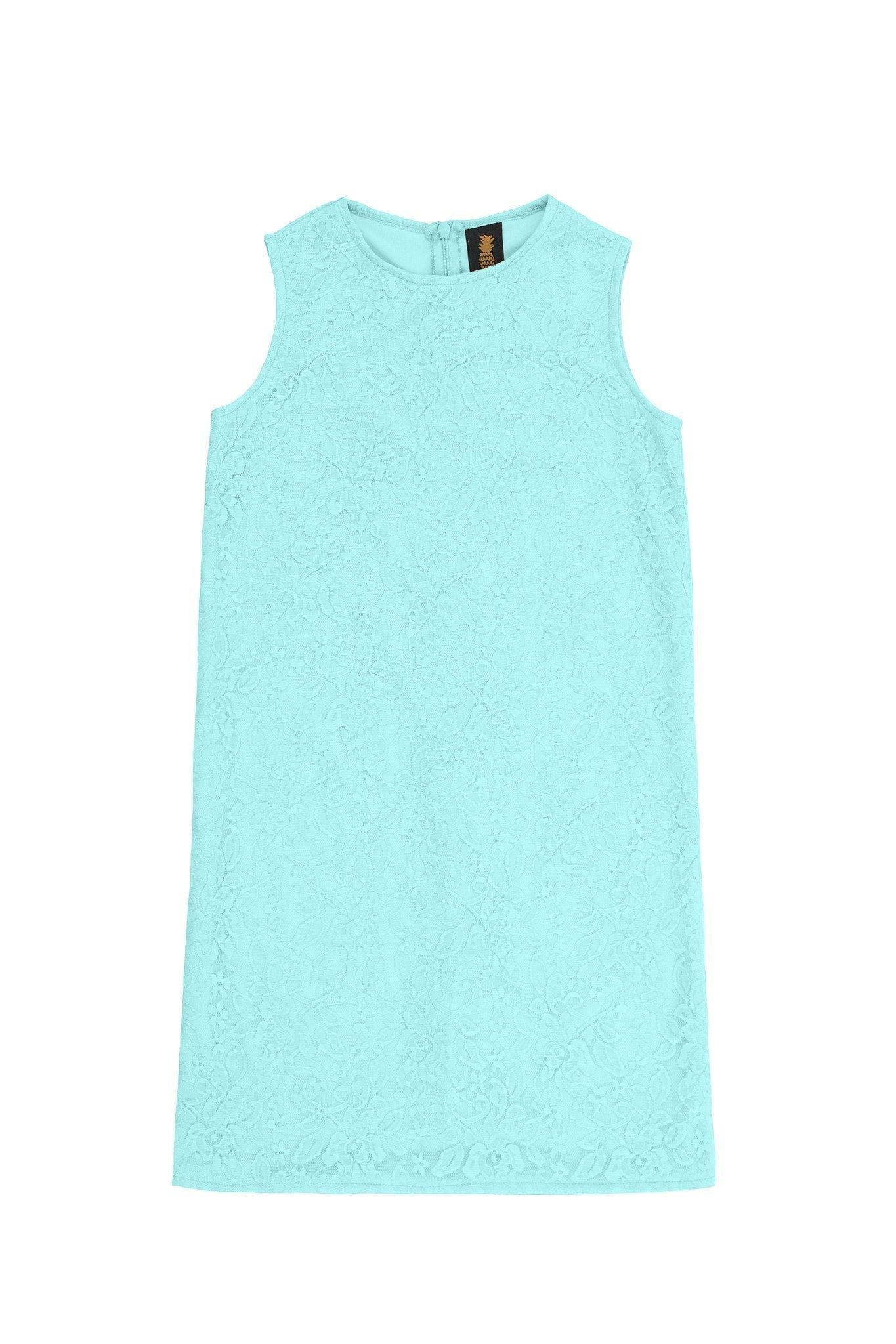 CLEARANCE! 65% off with code: VIP65 - Mint Lace Sleeveless Spring Summer Party Dress - Girls