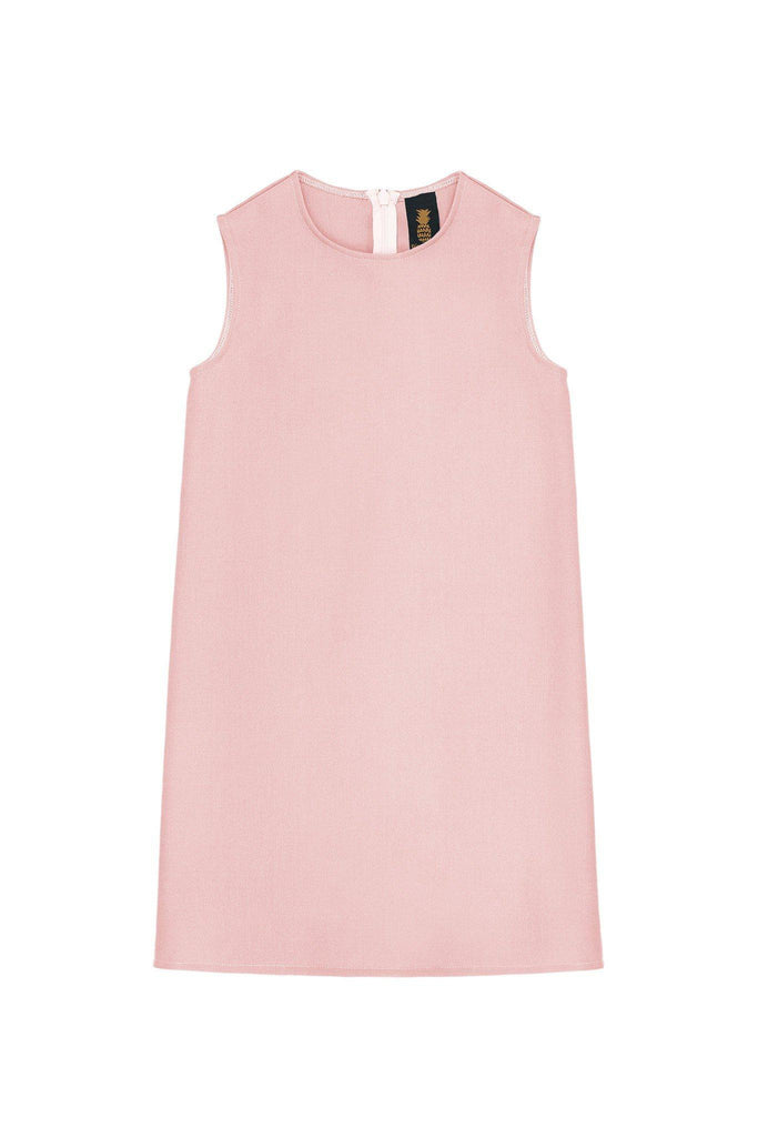 baby pink shift dress