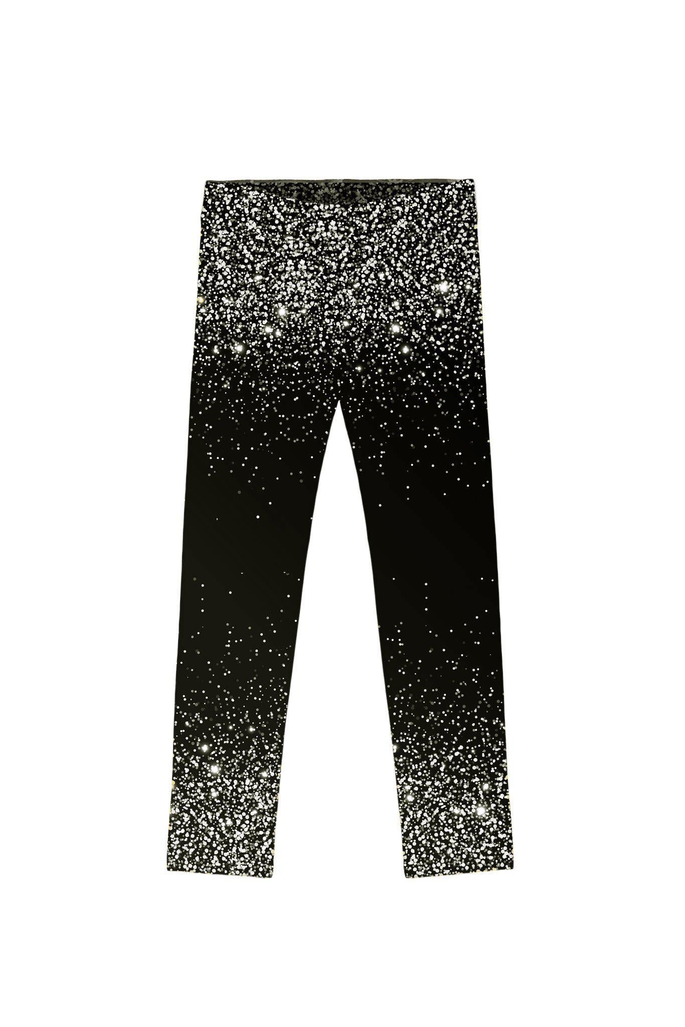 CLEARANCE! 65% off with code: VIP65 - Silver Chichi Lucy Stunning Black Printed Leggings - Kids