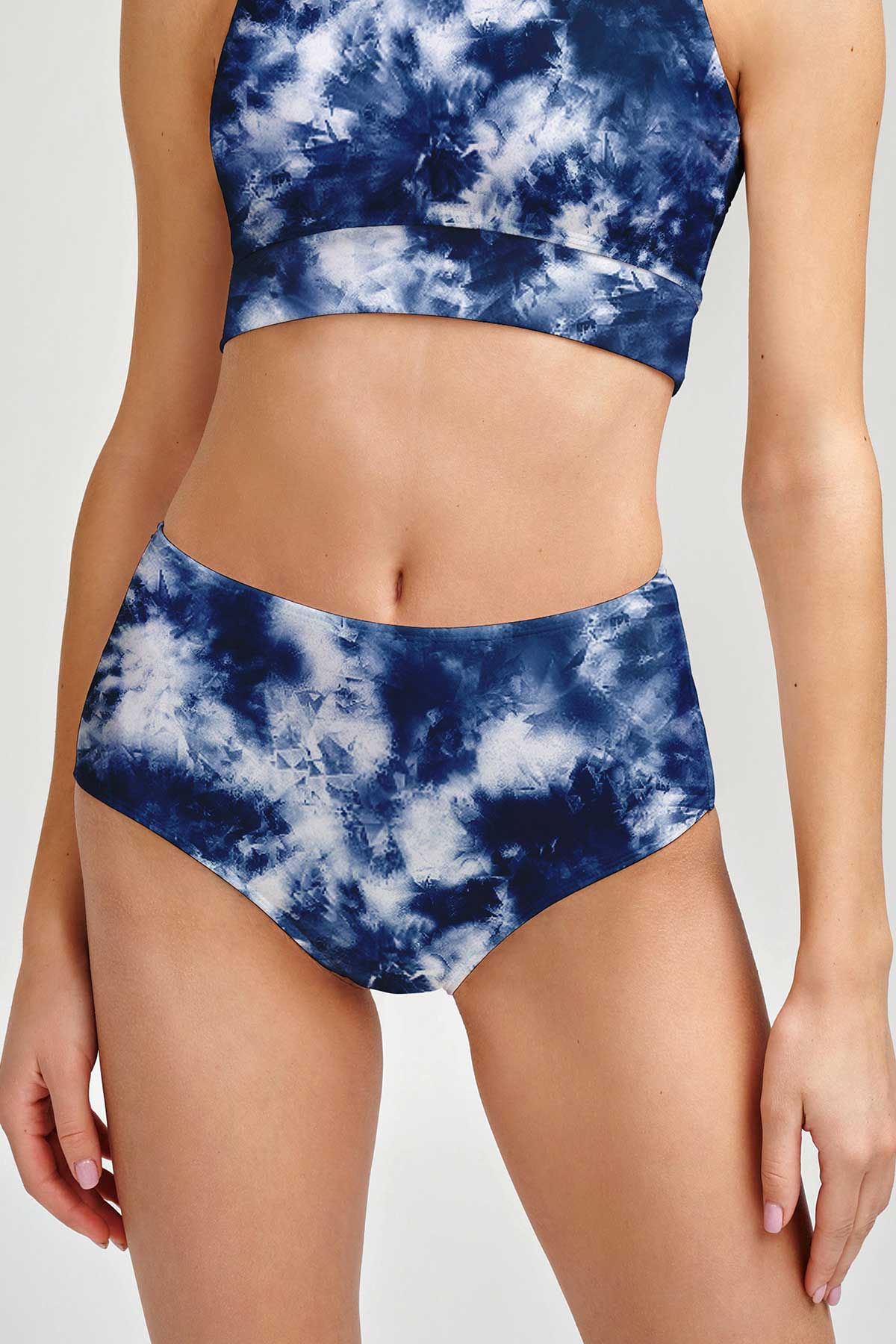 Waterfall Cara Full Coverage High-Waist Hipster Bikini Bottom - Women