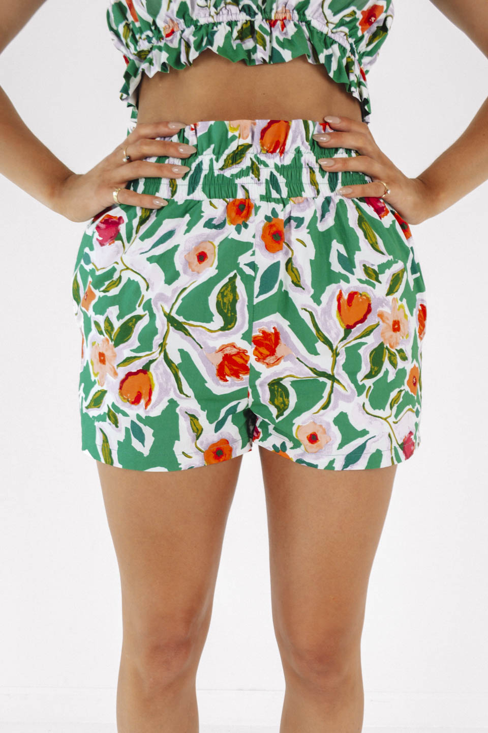 Palm Leaves Shorts - Multi – The Impeccable Pig