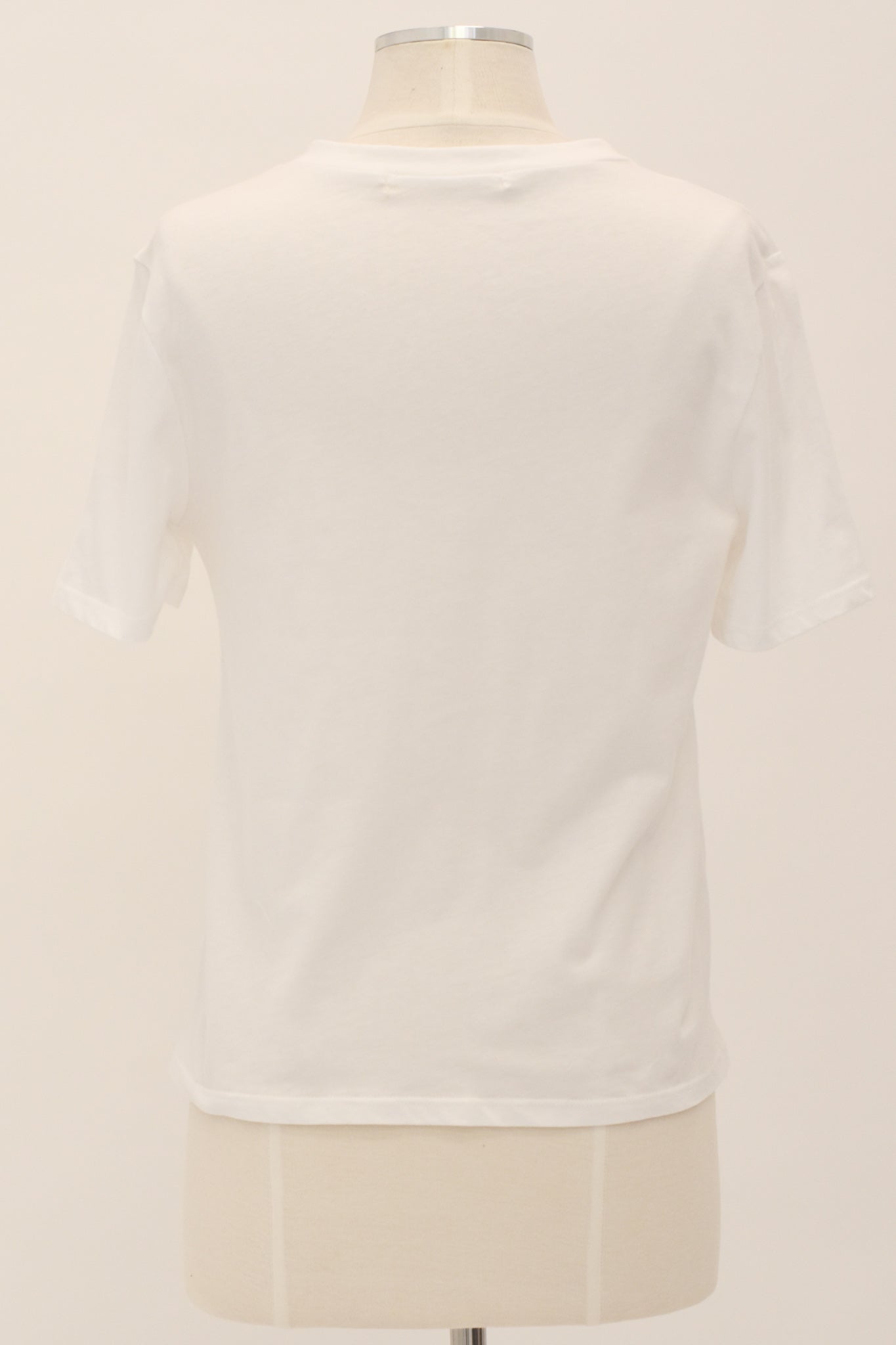 Ruffle Pocket Tee - White