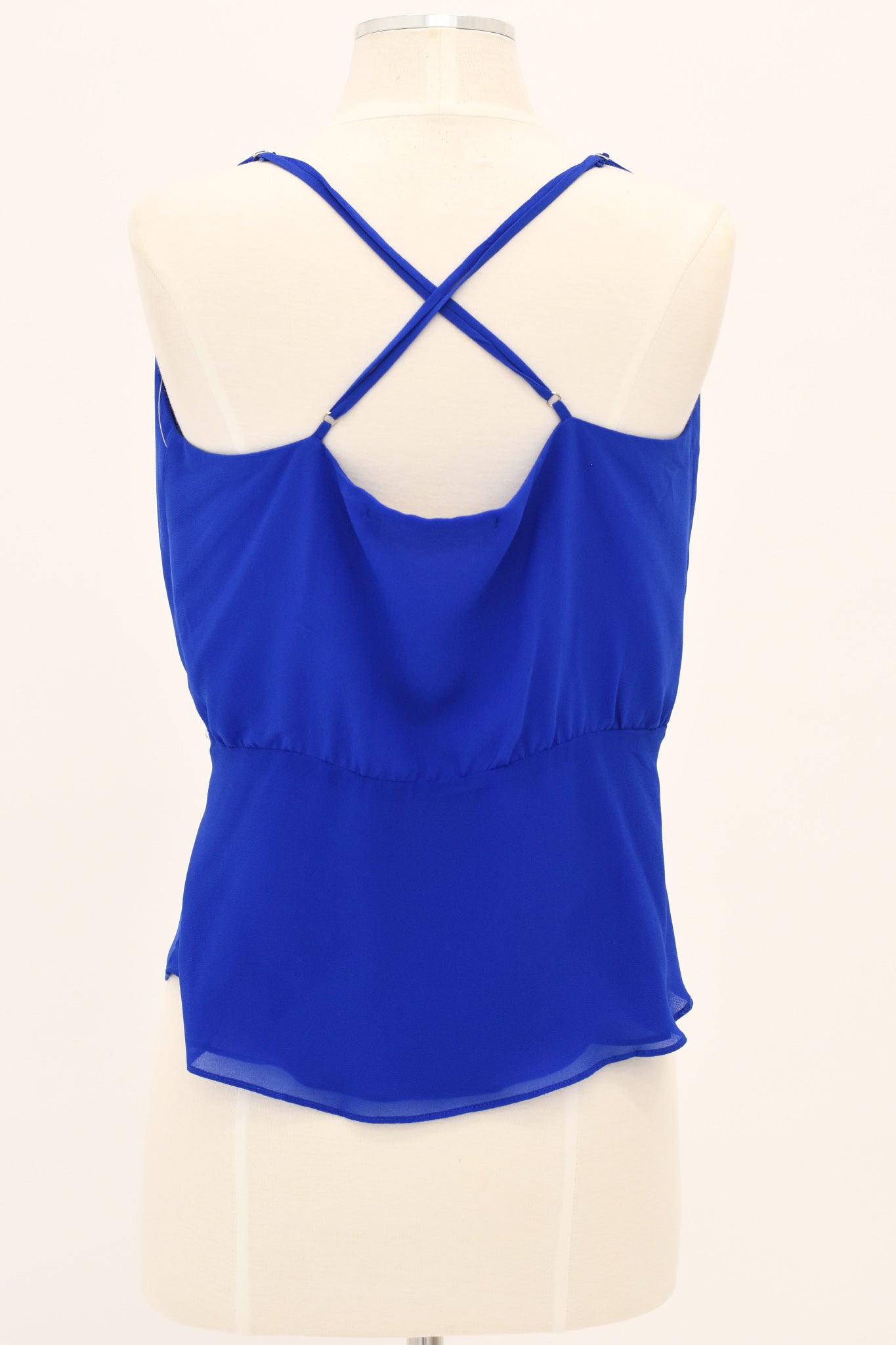 Keep It Bright Wrap Top - Capri Blue