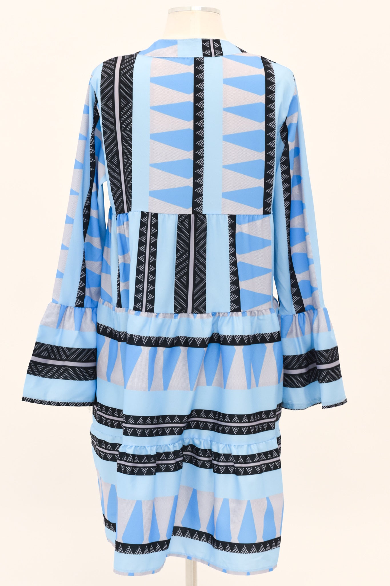 Practically Printed Dress - Blue Multi