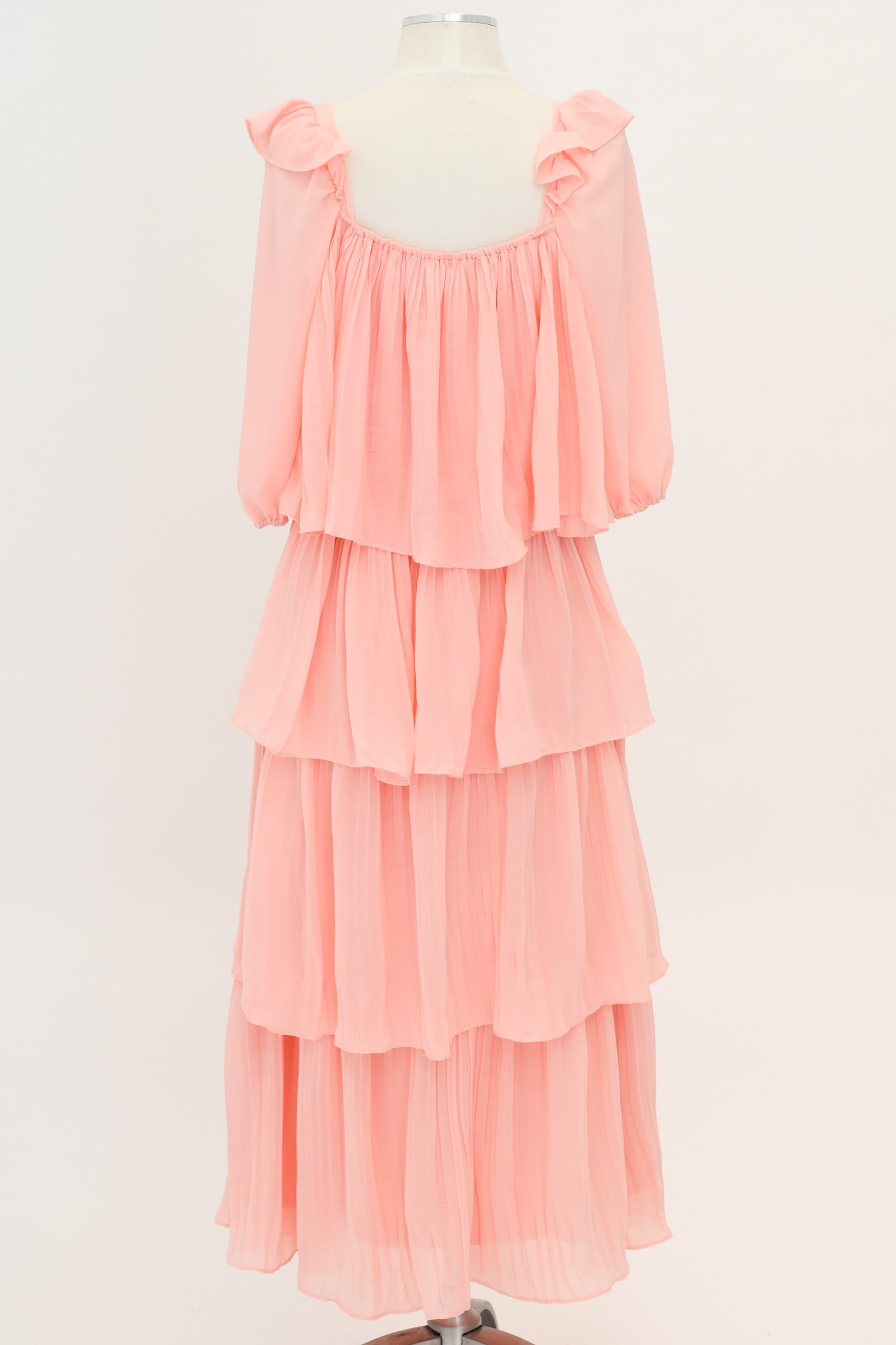 Made Me Blush Midi Dress - Pink