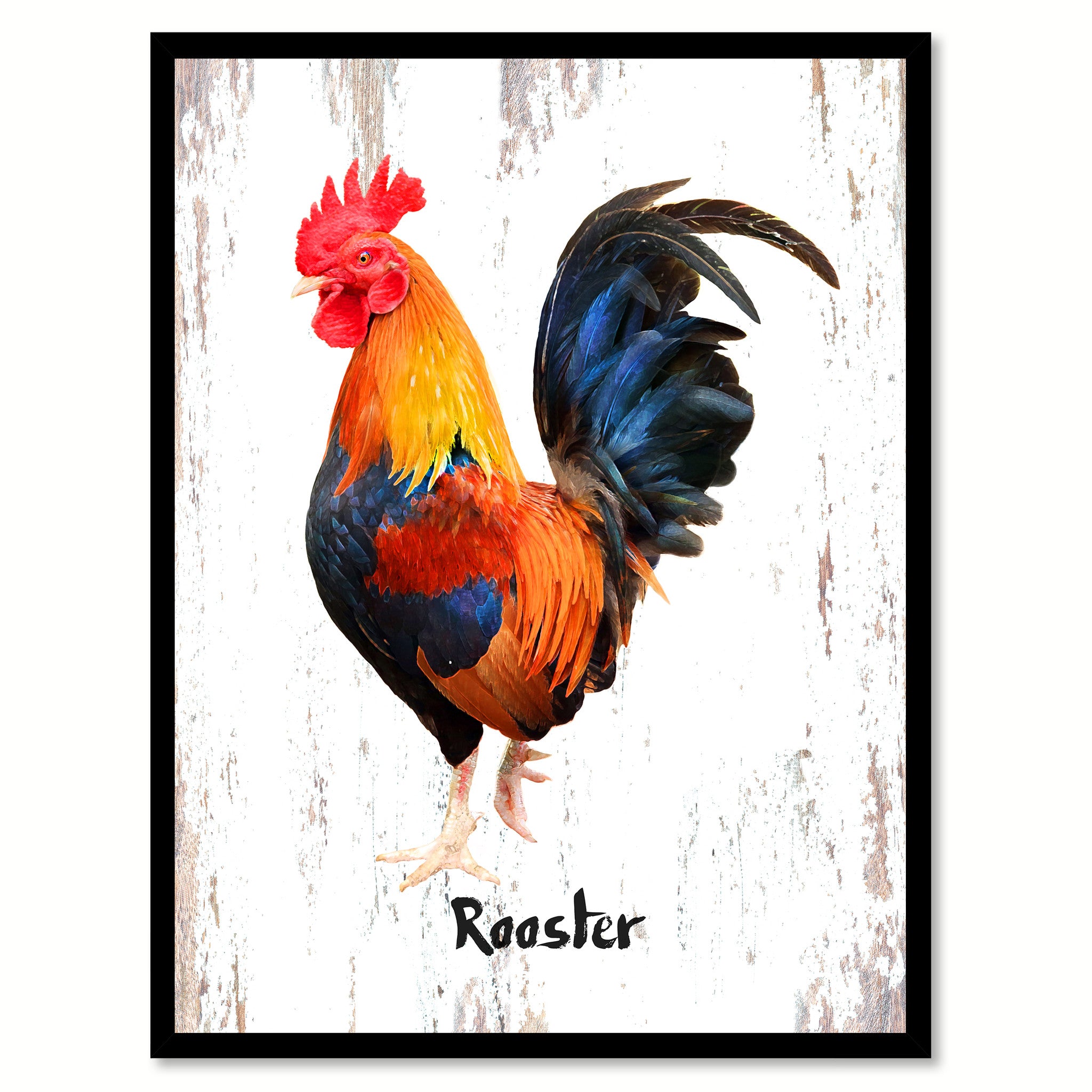 Rooster Bird Gifts Home Decor Wall Art Decoration Livingroom Kitchen